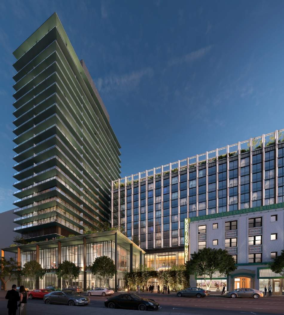 Morrison Hotel Project Targets 2024 Completion Date Urbanize LA   Morrison Hotel New 1 